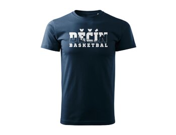 Triko - Děčín basketbal (silueta města)