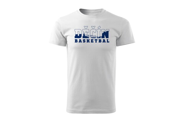 Triko - Děčín basketbal (silueta města)